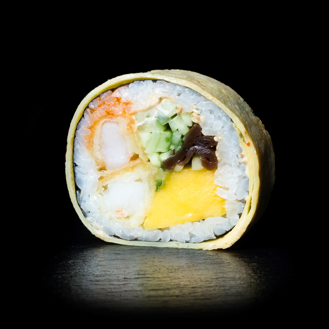 sushi futomaki mango ebi ten